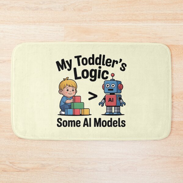 Item preview, My Toddler’s Logic > Some AI Models – Funny AI Humor Design designed and sold by Jollys-ArtShop.