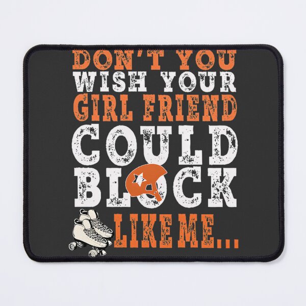 Item preview, Funny Roller Derby Block Like Mine Humorous Sports Design designed and sold by bombii.