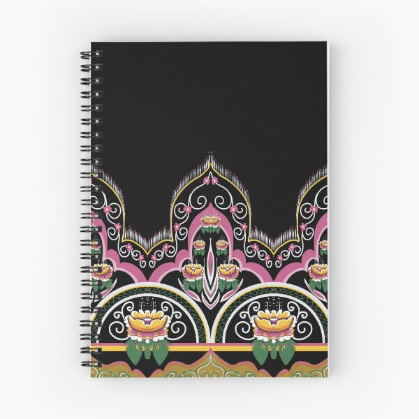 Item preview, Ornate Oriental Floral Seamless Border Pattern for Fabric Textile Print, Wallpaper and Home Decor designed and sold by Jeffrey-Jeffrey.
