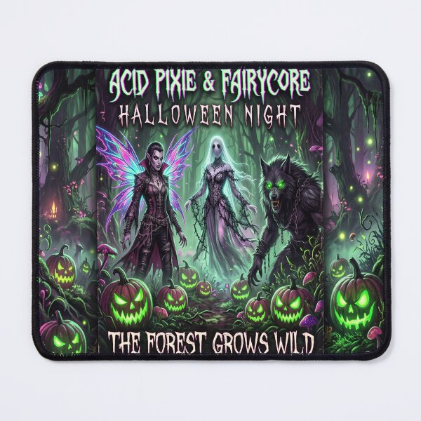 Artikelvorschau, Ein Halloween-Poster im Acid-Pixie- und Fairycore-Stil entworfen und verkauft von Solomon-Ent-144.