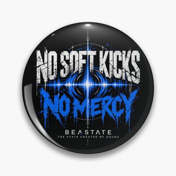 Item preview, No Soft Kicks No Mercy Hard Techno Design designed and sold by BEASTATE.