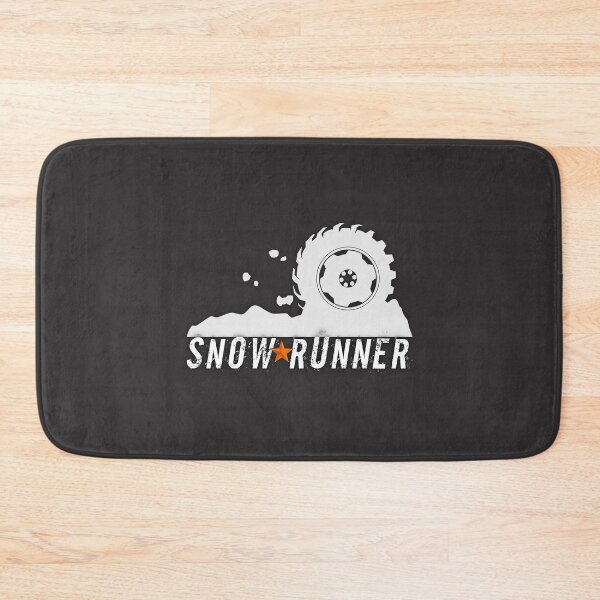 Artikelvorschau, SnowRunner-Ladebildschirm: Reifen drehen | Minimalistische Offroad-Silhouette entworfen und verkauft von Fan Art Station .