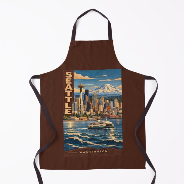 Item preview, Seattle - Washington - USA designed and sold by GoodOldVintage.