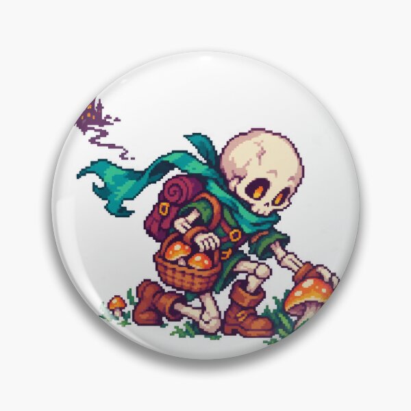 Item preview, Side Quest Specialist Mushroom Foraging Skeleton designed and sold by momololo.