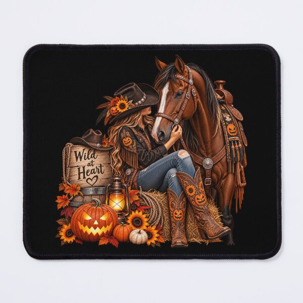 Item preview, Wild at Heart – Western Cowgirl Horse Halloween designed and sold by QuarterHorseArt by Just my Studio.