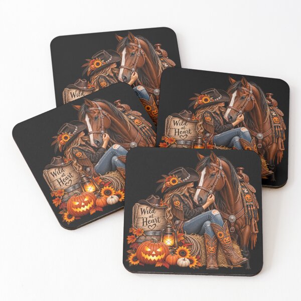 Item preview, Wild at Heart – Western Cowgirl Horse Halloween designed and sold by  QuarterHorseArt by Just my Studio.