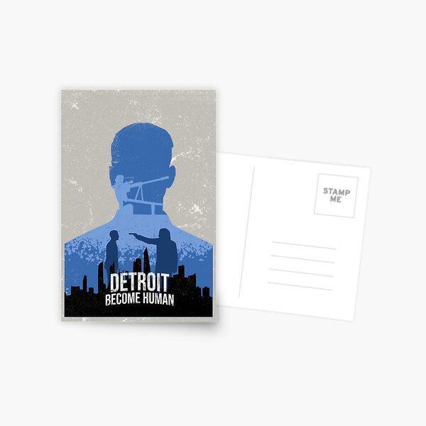 Connor / Detroit: Become Human Postcard for Sale by sunavaire