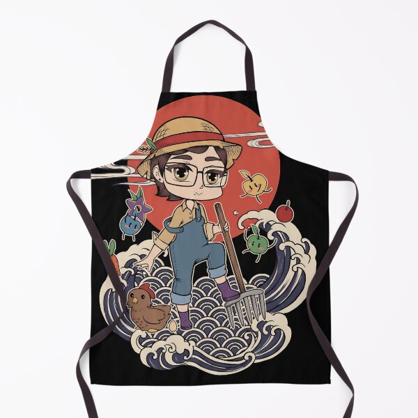 Item preview, The Farmer Stardew Valley Ukiyo-e Anime Gaming Streetwear Tee designed and sold by Senpaiwaves.