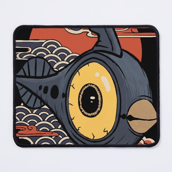 Item preview, A Peeper and the Aurora Subnautica Ukiyo-e Video Game Anime Shirt designed and sold by Senpaiwaves.