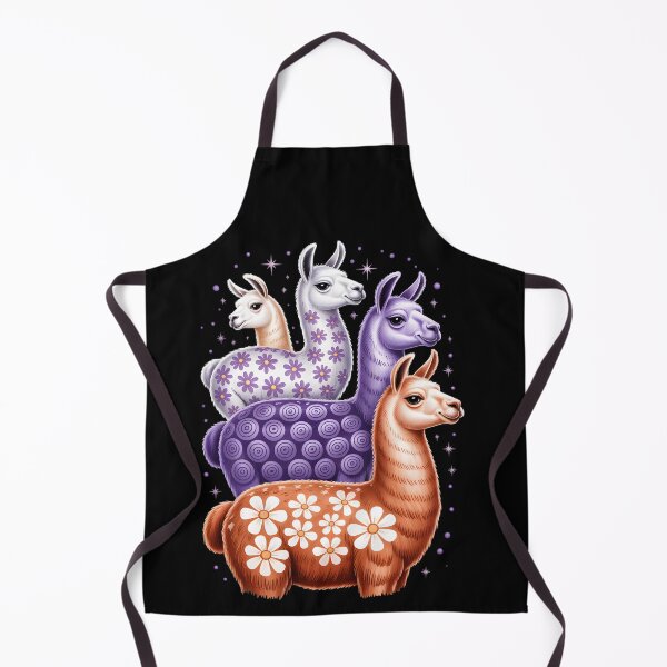 Item preview, Colorful Stack of Alpacas – Boho Floral Llama Art designed and sold by jkrphoto.