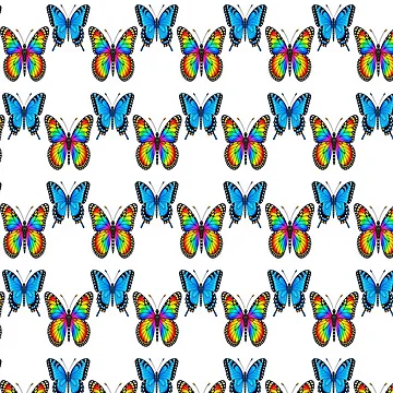 Artwork thumbnail, Butterfly pattern by CodeArtAfrik