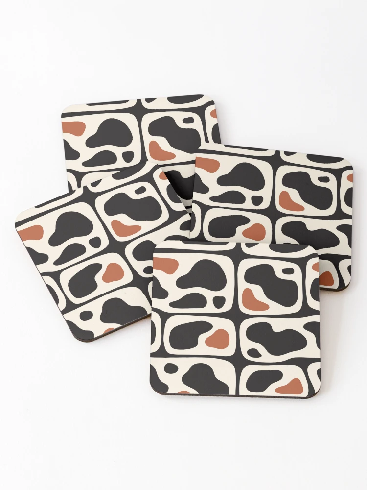 Thumbnail 1 of 5, Coasters (Set of 4), Geometric Pattern Abstract Mod designed and sold by ChunkByChunk.