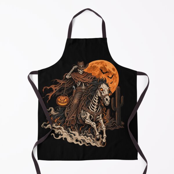Item preview, Skeleton Cowboy Rider – Spooky Western Halloween Horse designed and sold by QuarterHorseArt by Just my Studio.