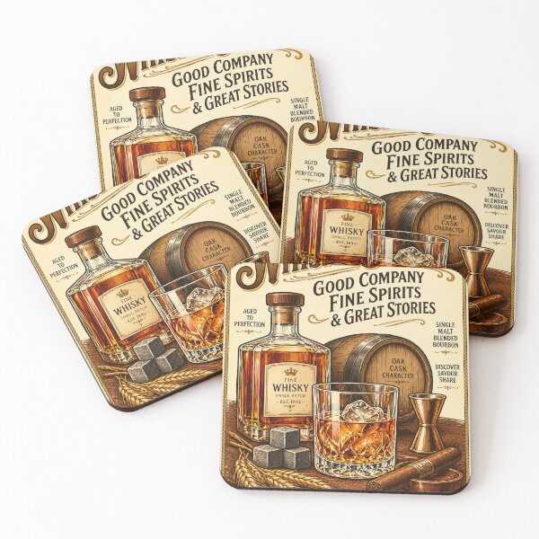 Item preview, Whisky Society – Vintage Whisky Bar Wall Art designed and sold by FairDinkumThreads.