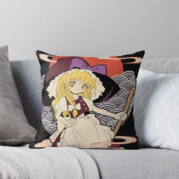 Aperçu de l'œuvre T-shirt graphique de jeu Marisa Kirisame Touhou Project Ukiyo-e créée et vendue par Senpaiwaves.