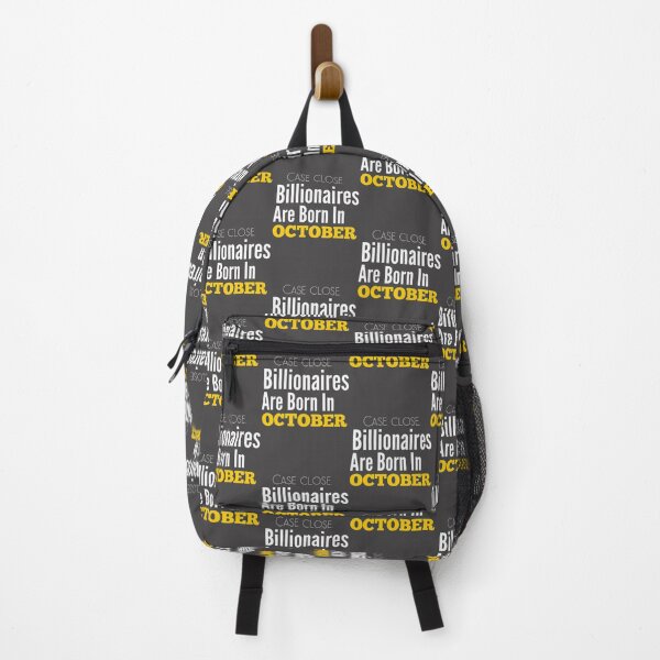 Item preview, Billionaires Are Born In October Bold Birthday Design designed and sold by Boubakeur Wassim.