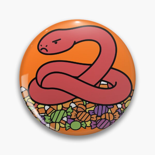 Item preview, Grumpy Snake on Halloween Candy | Funny candy hoarder designed and sold by SillyPawsStudio.