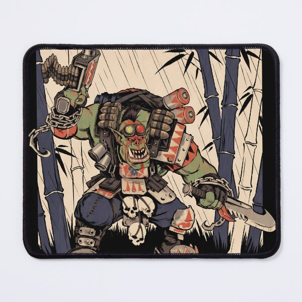 Item preview, Ork Warhammer 40000 Ukiyo-e Gamer Graphic Tee designed and sold by Senpaiwaves.