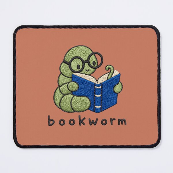 Item preview, Bookworm Reader Tail Bookmark designed and sold by POD DYNASTY | Original Print On Demand T-Shirt Graphics.