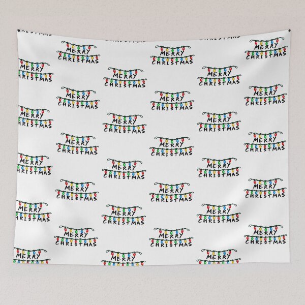 Artikelvorschau, Weihnachtslichter im Stranger-Things-Stil, Alphabet, Retro-Weihnachten entworfen und verkauft von t-patterns.