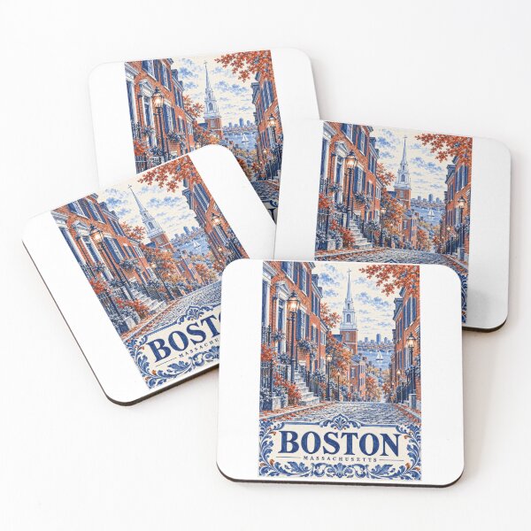 Aperçu de l'œuvre Boston - Massachusetts - États-Unis créée et vendue par GoodOldVintage.