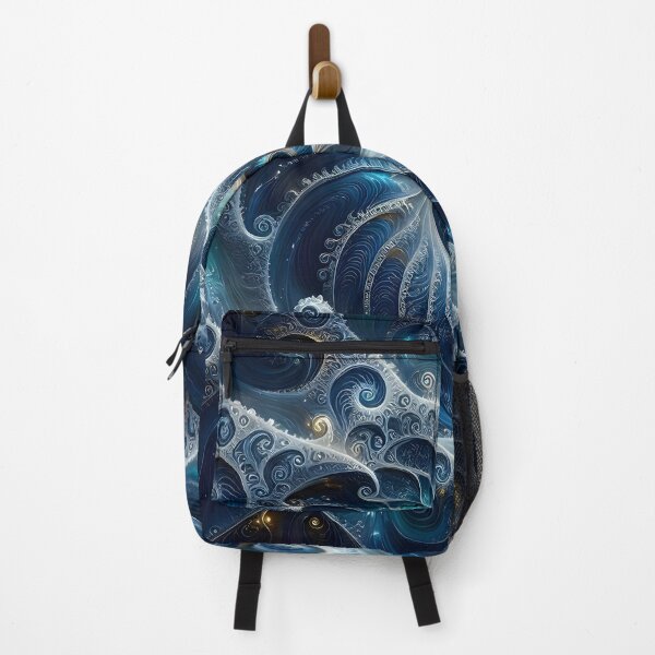 Item preview, Swirling Blue Ocean Vortex Fractal designed and sold by Sybille-Yates.