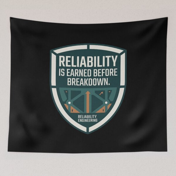 Item preview, Reliability Engineer Preventive Maintenance Identity designed and sold by Amr Darwish Graphic designer.