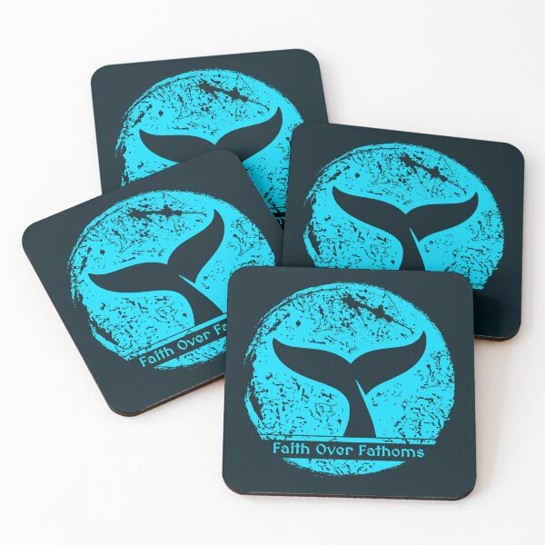 Item preview, Faith Over Phantom | Jonah and the Whale Vintage Christian Design | Blueish Green Cyan designed and sold by ZechJohnRB.