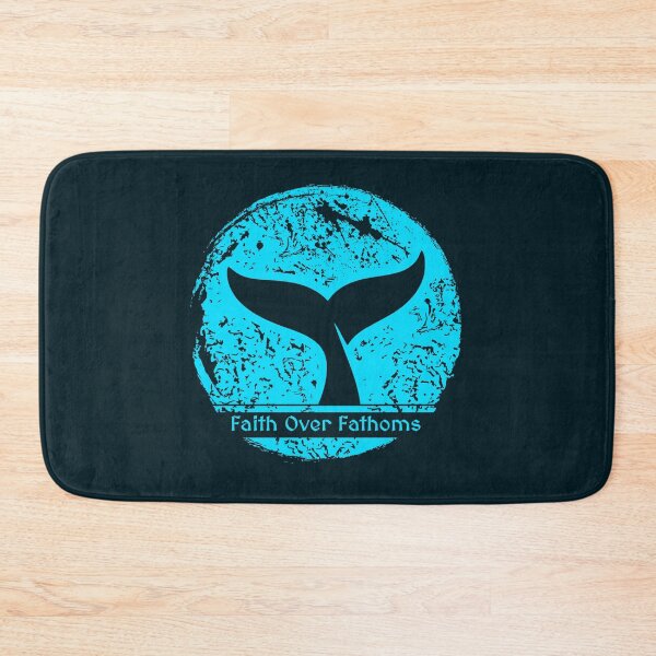 Item preview, Faith Over Phantom | Jonah and the Whale Vintage Christian Design | Blueish Green Cyan designed and sold by ZechJohnRB.
