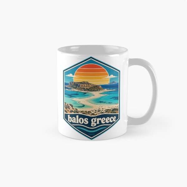 Item preview, Balos Lagoon Crete Greece Retro Vintage Travel designed and sold by TomFrontierArt.