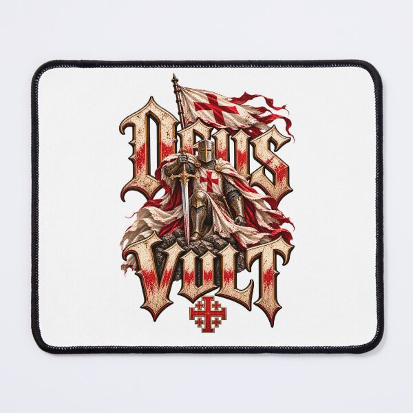Item preview, Deus Vult – Crusader with Jerusalem Cross designed and sold by Legacy Apparel Co..