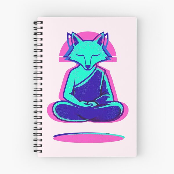Item preview, Vaporwave Fox Meditation Synthwave Zen designed and sold by KungPowUnicorn.