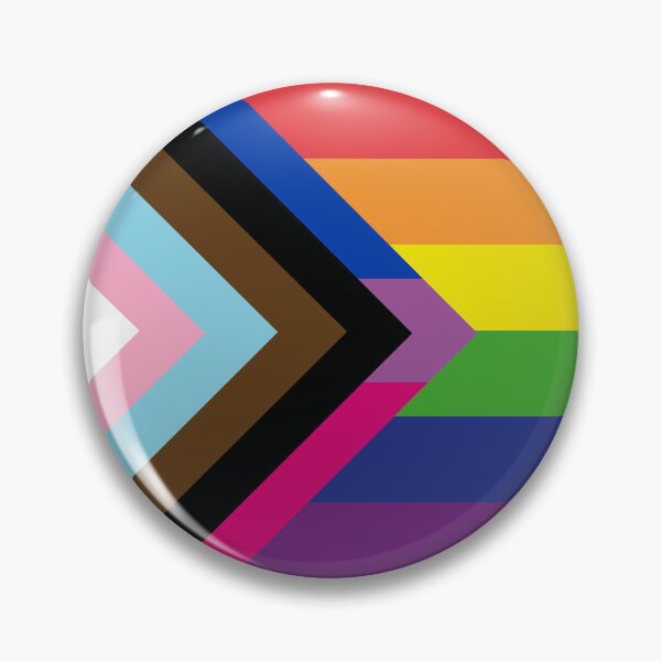 Artikelvorschau, Progress Pride Flagge mit Bisexuellen-Winkel entworfen und verkauft von BeccaPaintmore.