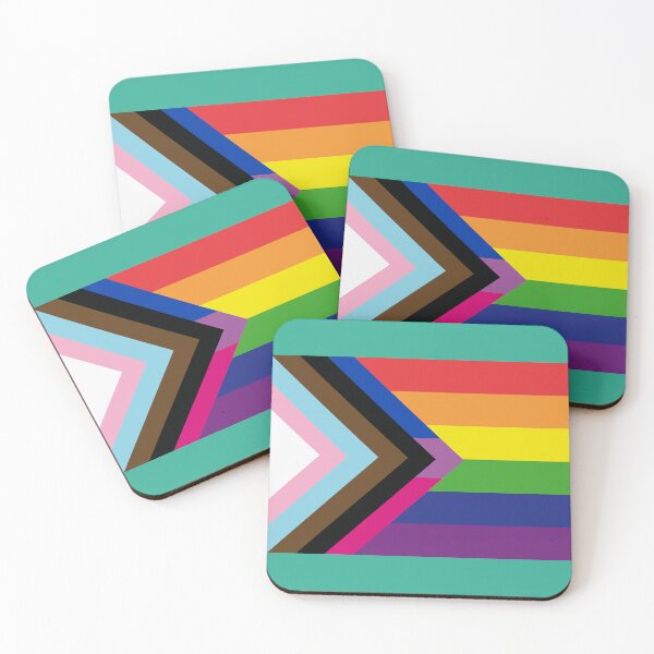 Item preview, Progress Pride Flag with Bisexual Chevron designed and sold by BeccaPaintmore.