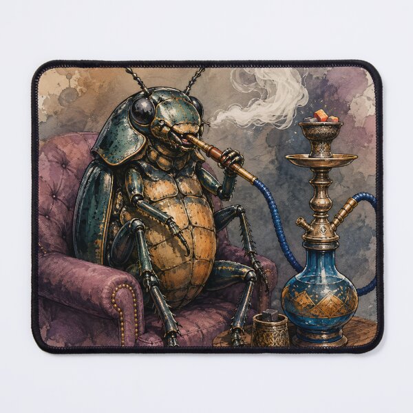 Item preview,  a beetle smokes a hookah designed and sold by ArcaneVisionArt.
