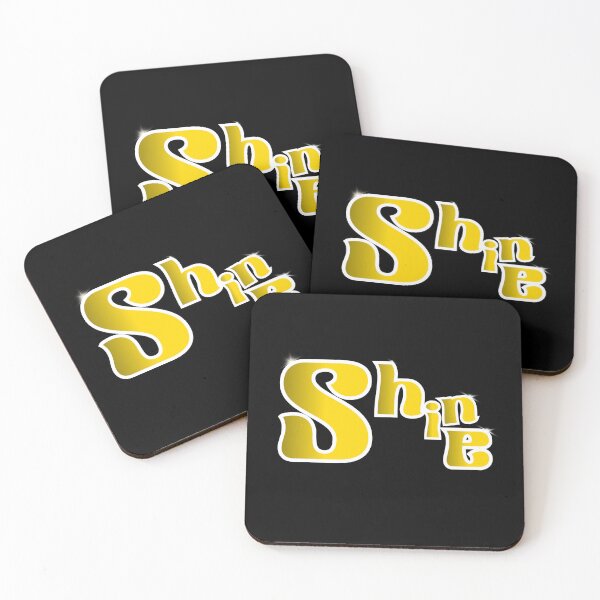 Item preview, Shine Yellow Bold Lettering Art designed and sold by Detroja Typography.