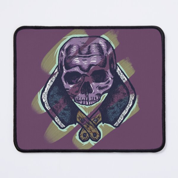 Item preview, Butcher Skull | Dark Horror Art | Vintage Macabre Tattoo Art designed and sold by Half Mess.