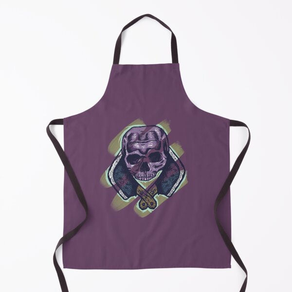 Item preview, Butcher Skull | Dark Horror Art | Vintage Macabre Tattoo Art designed and sold by Half Mess.