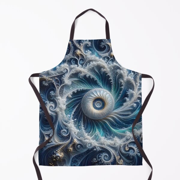 Item preview, Swirling Blue Ocean Vortex Fractal designed and sold by Sybille-Yates.