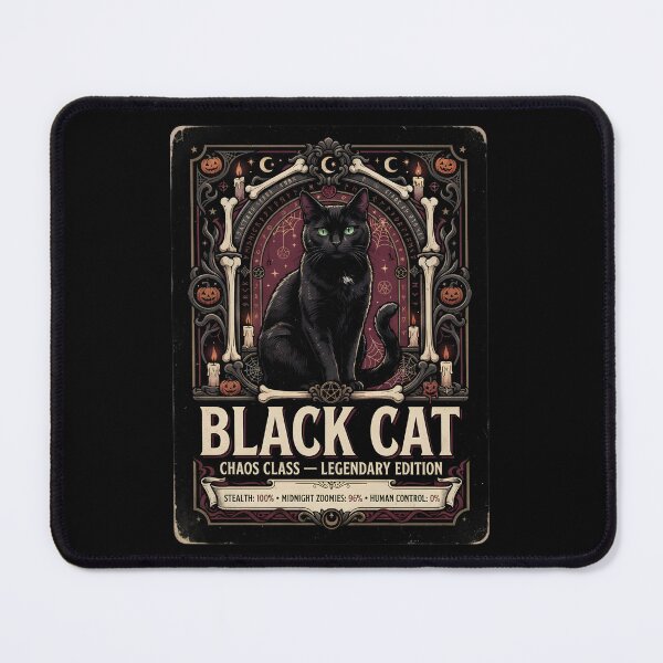Item preview, Black Cat Chaos Class Edition designed and sold by ViviArtix.