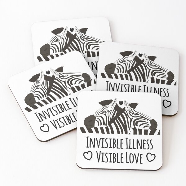 Item preview, Invisible Illness Awareness Visible Love Zebras designed and sold by Jesabee Designs.