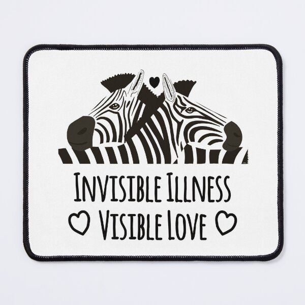 Item preview, Invisible Illness Awareness Visible Love Zebras designed and sold by Jesabee Designs.
