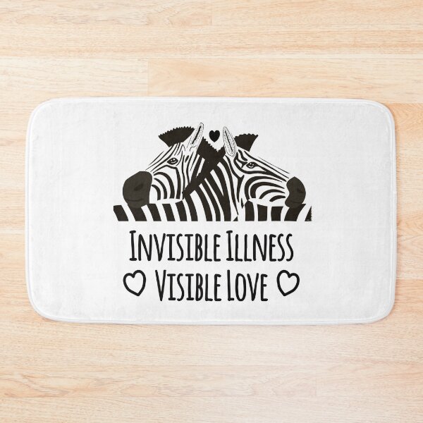 Item preview, Invisible Illness Awareness Visible Love Zebras designed and sold by Jesabee Designs.