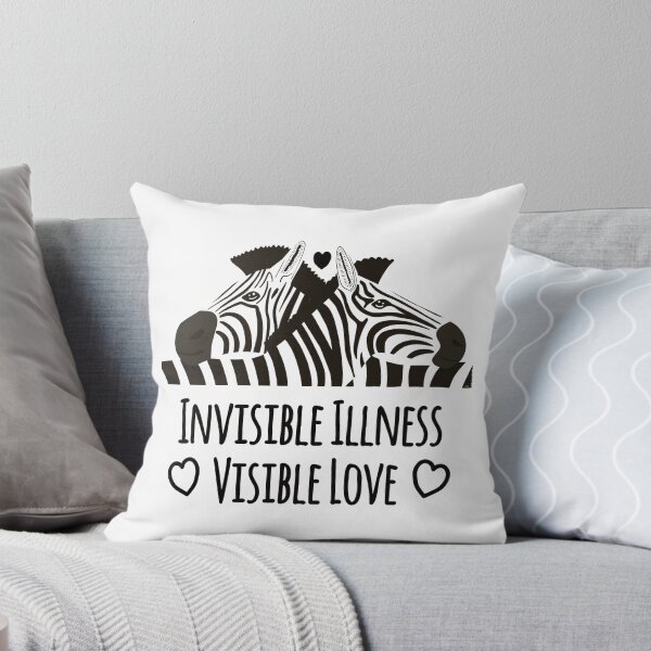 Item preview, Invisible Illness Awareness Visible Love Zebras designed and sold by Jesabee Designs.
