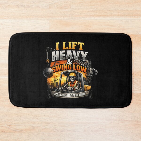 Item preview, Lift Heavy Swing Low - Construction Worker Humor designed and sold by SidTastic .