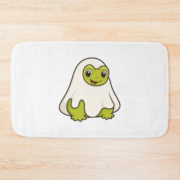 Item preview, Cute Frog Wearing Ghost Costume – Adorable Halloween Animal Character designed and sold by Confuzz1ed.