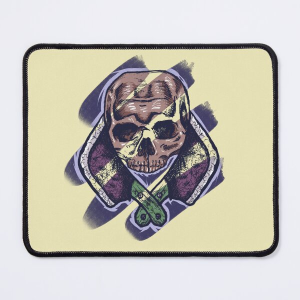 Item preview, Butcher Skull | Dark Horror Art | Vintage Macabre Tattoo Art designed and sold by Half Mess.