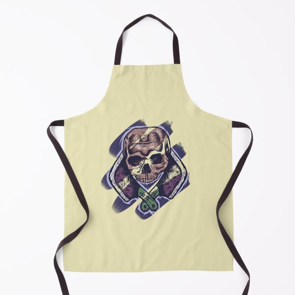 Item preview, Butcher Skull | Dark Horror Art | Vintage Macabre Tattoo Art designed and sold by Half Mess.
