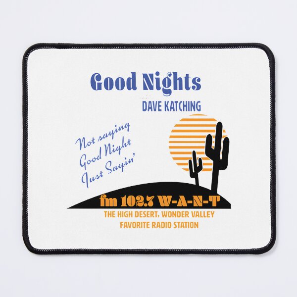 Item preview, FM WANT Good Nights Radio Station Vintage Style Design designed and sold by supernovanous.