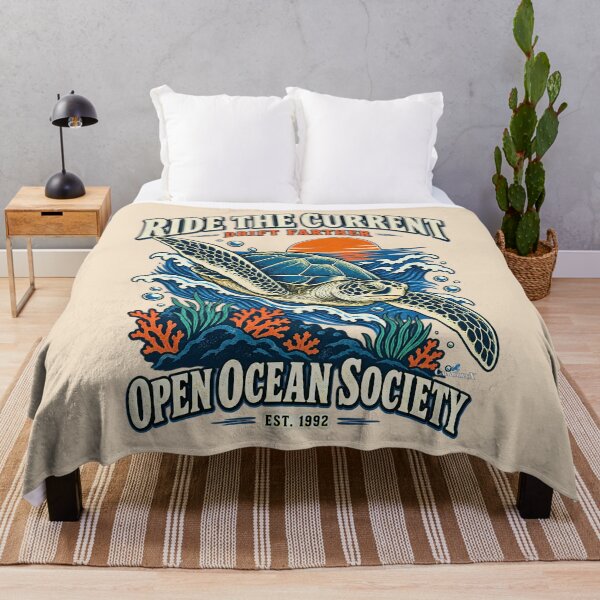 Item preview, Ride the Current Sea Turtle designed and sold by EvergreenPark - Tee Studio.